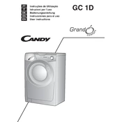 Candy GC 1071D2-S manual cover