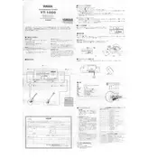 Yamaha YT-1000 Piano manual cover