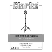 Clarke 4003625 SMD42T 230V LED Worklight manual cover