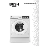 Bush WMSAEINT712W 9328219 Washing Machine manual cover