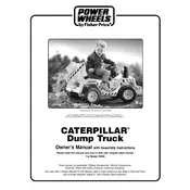 Power Wheels Mattel Caterpillar Dump Truck 78656 Toy manual cover