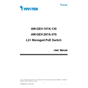 Vivotek AW-GEV-107A-130 Switch manual cover