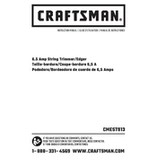 Craftsman CMEST913 Trimmer manual cover