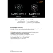 be quiet! Dark Rock 4 200W TDP Cooler manual cover