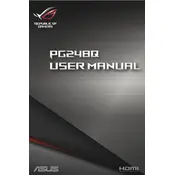 ASUS ROG SWIFT PG248Q Monitor manual cover