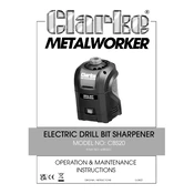 Clarke 6480231 CBS20 Electric Drill Bit Sharpener manual cover