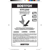 Bostitch BTFP12569 Nailer manual cover