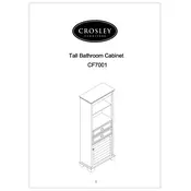 Crosley CF7001 Cabinet manual cover