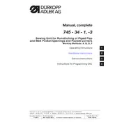 Dürkopp Adler 745-34-1 Sewing Machine