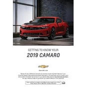 Chevrolet Camaro 2019 manual cover