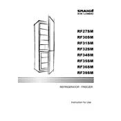 Snaigė RF27SM-P0CB2E0 Refrigerator manual cover