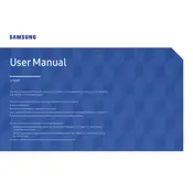 Samsung LU32R590CNWNXZA Monitor manual cover