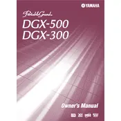 Yamaha Portable Grand DGX-300 Keyboard manual cover