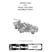 Toro Wheel Horse 42-inch 05-42SY01 Mower manual cover