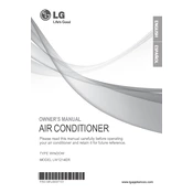 LG LW1214ER LW1214ER.ASWAUSH Air Conditioner manual cover