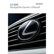 Lexus LC 500 2022 Sports Car manual cover