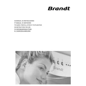 Brandt BFT1124W Refrigerator manual cover