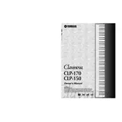 Yamaha Clavinova CLP-150 Piano manual cover