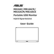 ASUS ZenScreen MB16ACE Monitor manual cover