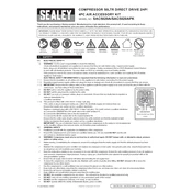 Sealey SAC5020A Compressor manual cover