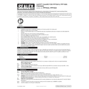 Sealey PPFSG3 Safety Guard manual cover