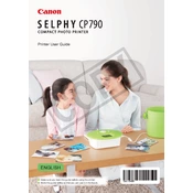 Canon Selphy CP790 manual cover