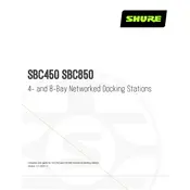 Shure SBC450 Docking Station manual cover