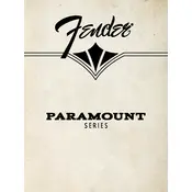 Fender 2015 Paramount Series Guitar manual cover