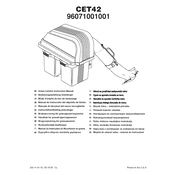 McCulloch CET42 96071001001 manual cover