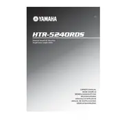 Yamaha HTR-5240RDS Receiver manual cover