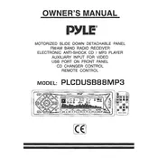 Pyle PLCDUSB88MP3 Radio manual cover