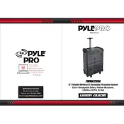 Pyle PWMA1299A Speaker System manual cover