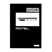 Rotel RN-560 Noise Reduction System manual cover