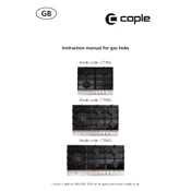 Caple C739G Hob manual cover