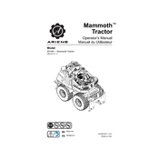 Ariens Mammoth 951001 2023 Tractor Operators manual cover