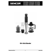 Sencor SHB 5600GG Blender manual cover