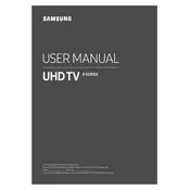 Samsung RU8000 UN82RU8000FXZA TV manual cover