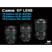 Canon TS-E50mm f 2.8L MACRO manual cover