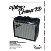 Fender Vibro Champ XD 2331000000 120V 60Hz Amplifier manual cover