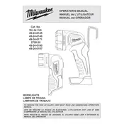 Milwaukee 49-24-0145 Light manual cover