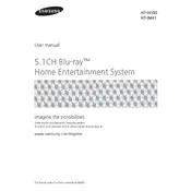 Samsung HT-J4100 Home Theater System manual cover