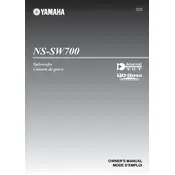 Yamaha NS-SW700 Subwoofer manual cover