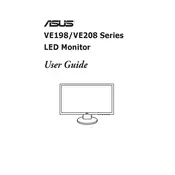 ASUS VE198D Monitor manual cover