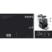 Krups EA815050 Coffee Machine manual cover