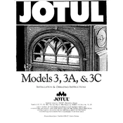 Jotul Model 3A Stove manual cover