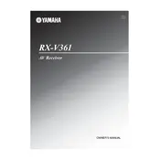 Yamaha RX-V361 Receiver manual cover