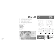 Brandt TV1203B Hob manual cover