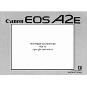 Canon EOS A2E manual cover