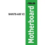 ASUS M4N78-AM V2 Motherboard manual cover