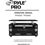 Pyle PTVC321 TV Cabinet manual cover